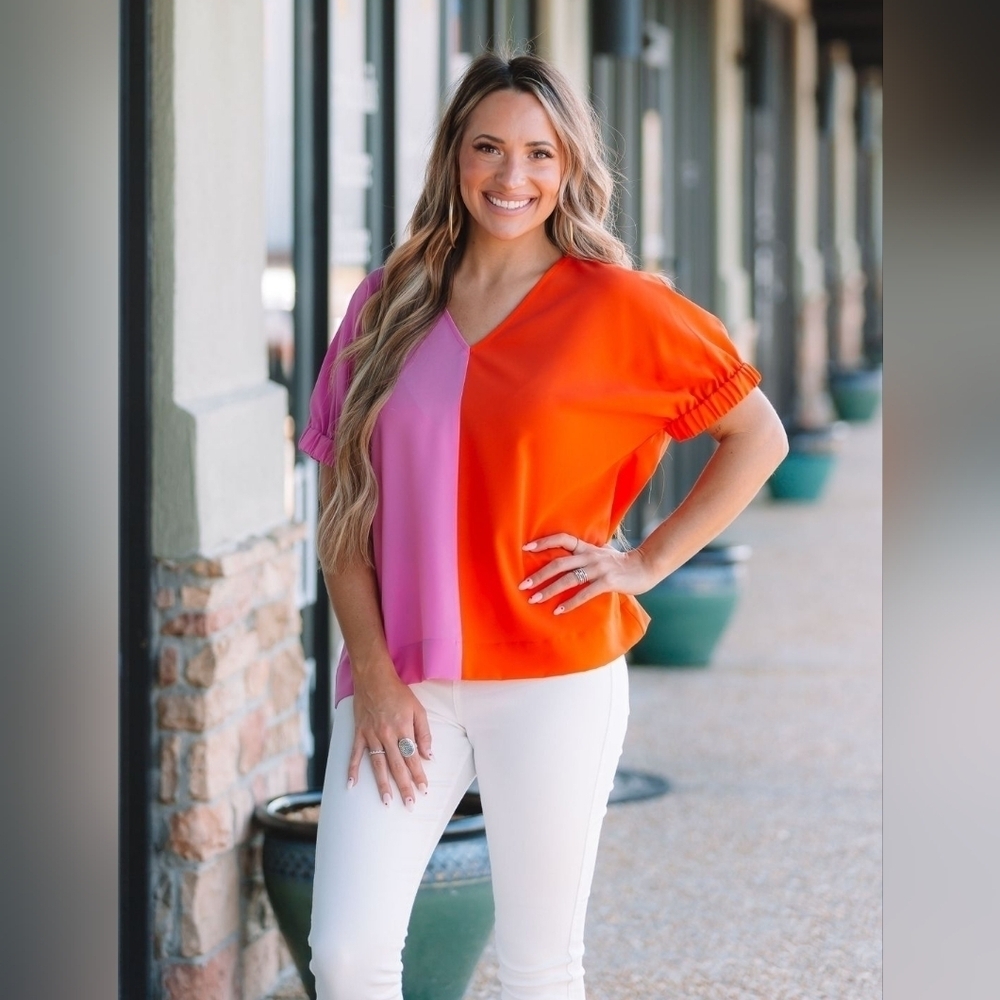 Crosby Nora Colorblock Top - Picture 7 of 7